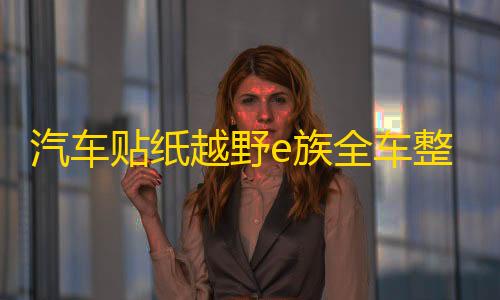 和平地铁无人局修改器免费汽车贴纸越野e族全车整车彩印反光拉花装饰车贴越野一族SUV车贴纸